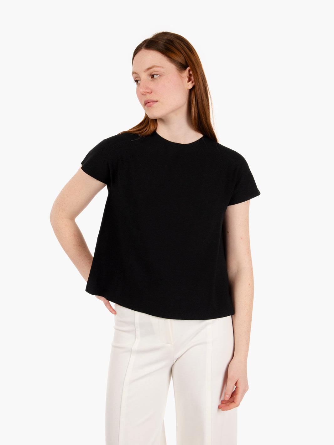 Black short sleeve shirt