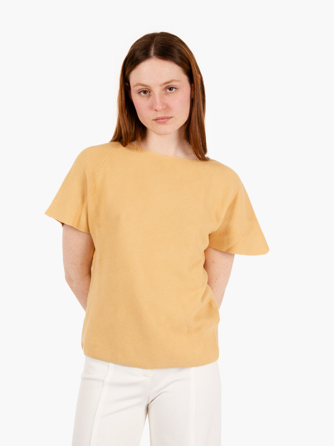 Honey boat neck sweater