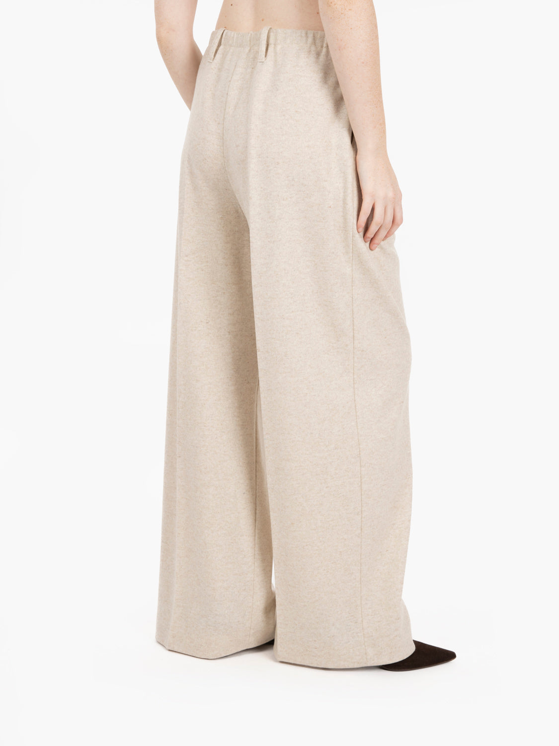 Pantaloni cashmere Arthur mocaccino
