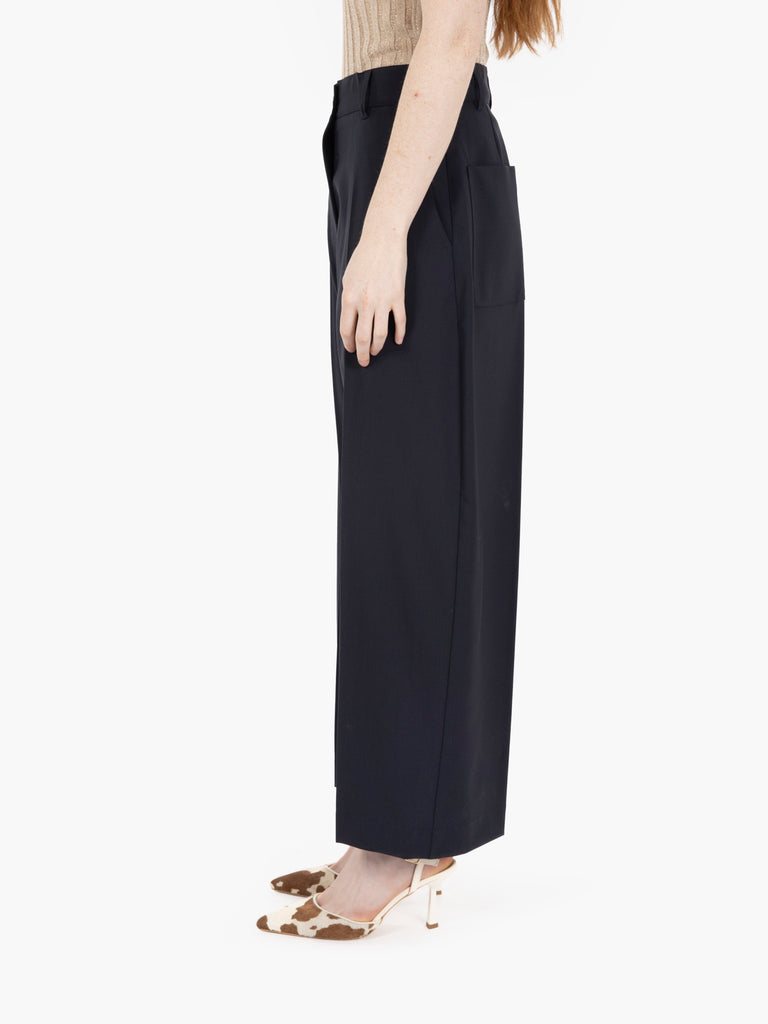 LIVIANA CONTI - Pantaloni crop over notte