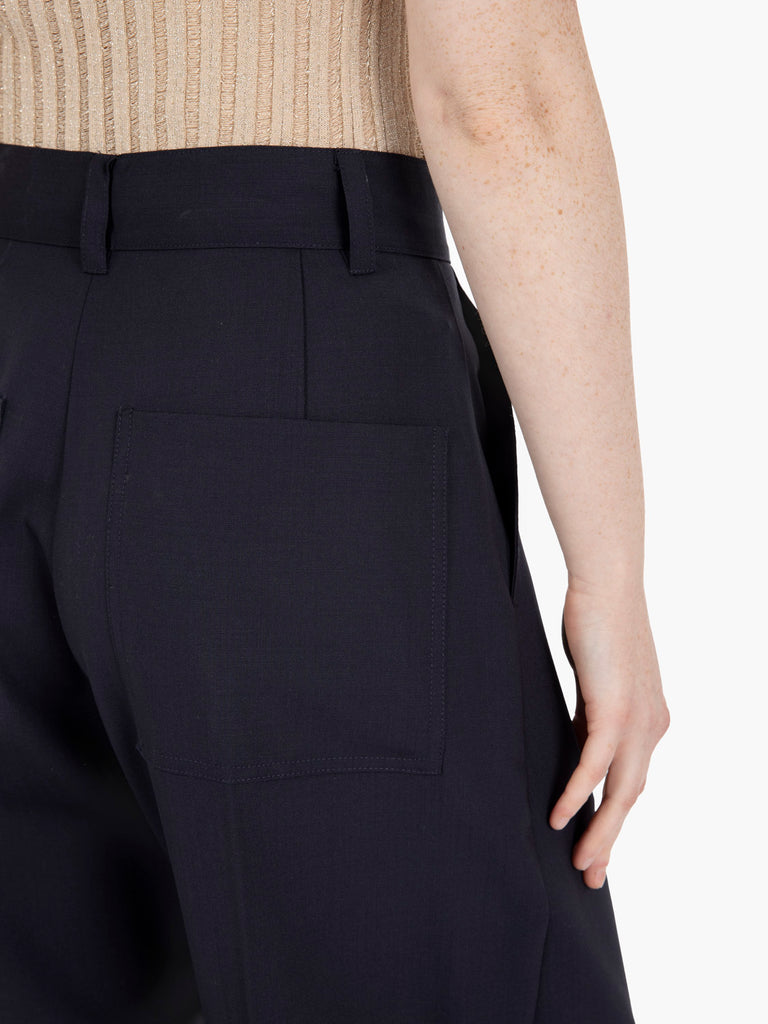 LIVIANA CONTI - Pantaloni crop over notte