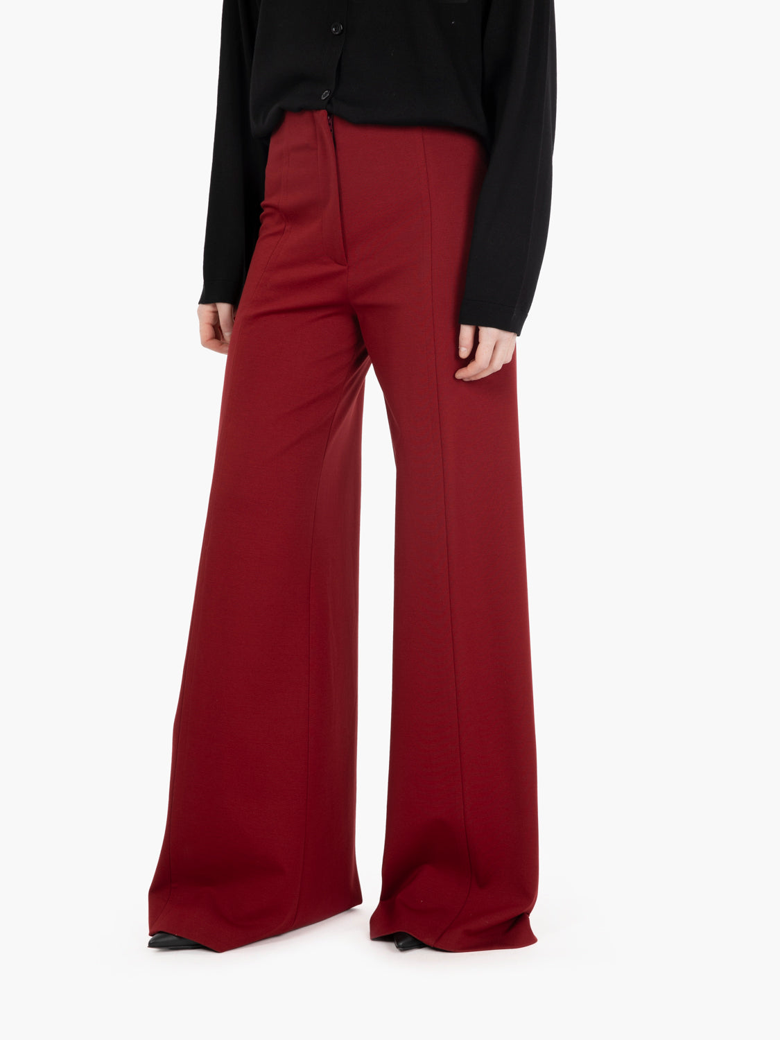 Pantaloni palazzo Eric merlot