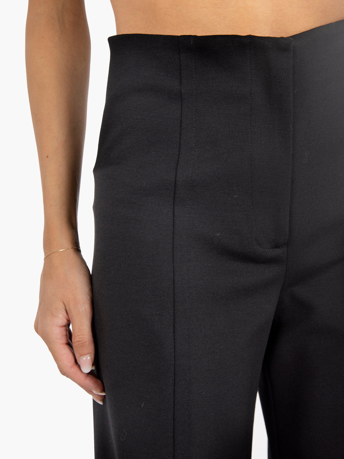 Pantaloni palazzo Eric nero