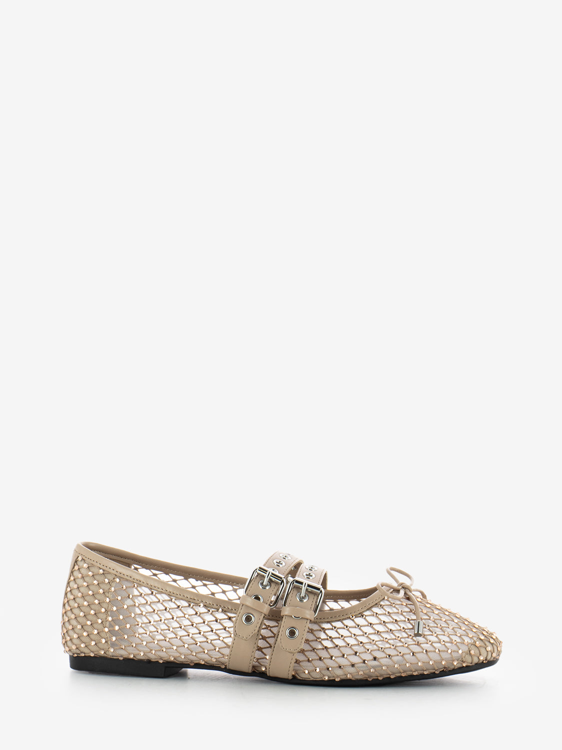 Ballerine Misty con strass nude