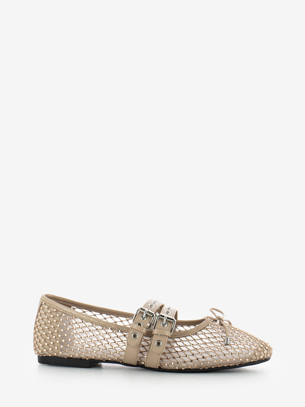 Ballerine Misty con strass nude
