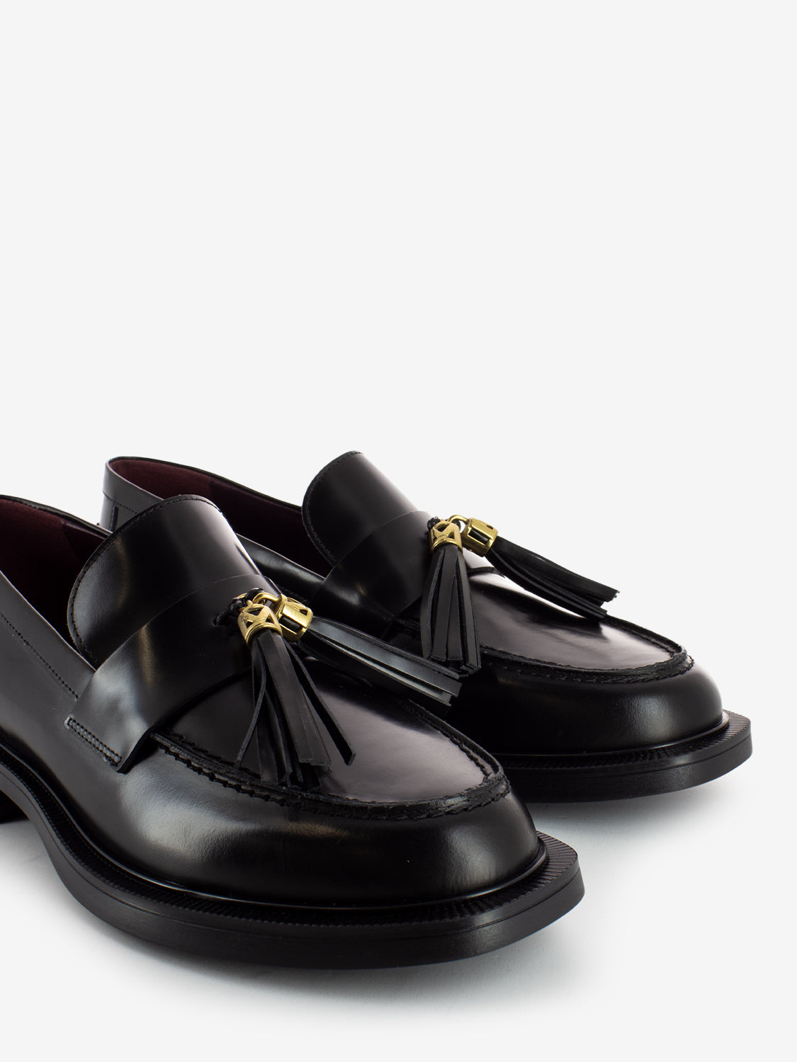 Mocassini Ginevra in pelle spazzolata nero