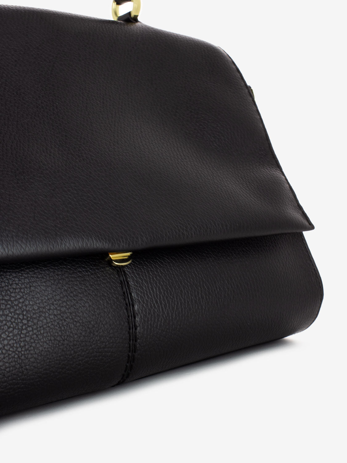 Borsa a mano Muriel in pelle nero