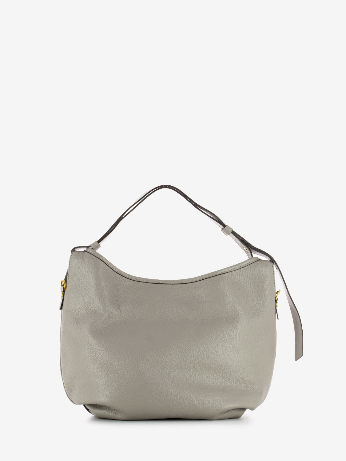 Ingrid small bag in grey hammered leather