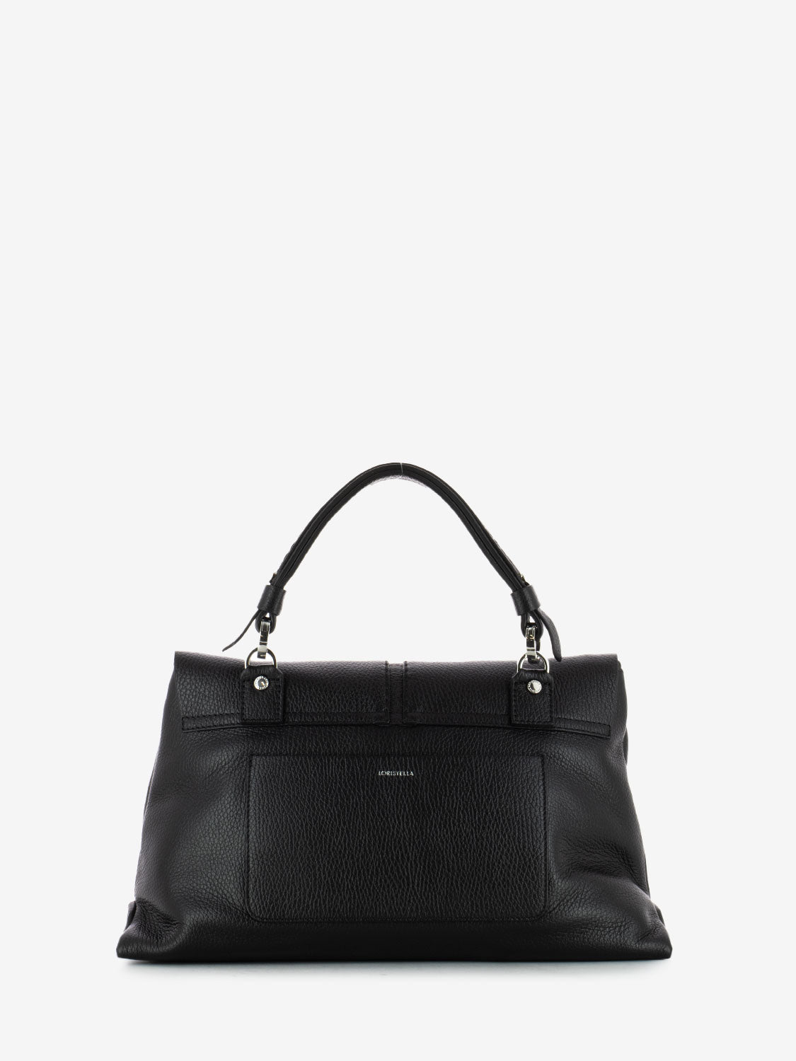 Kendall small bag in black hammered leather