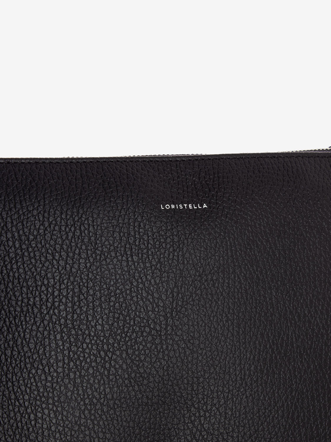 Jana Envelope Shoulder Bag in Black Dollar Leather