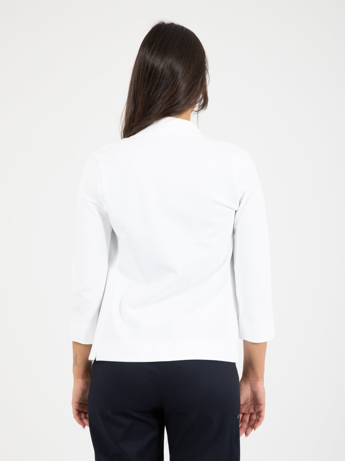 Blazer manica 3/4 bianco