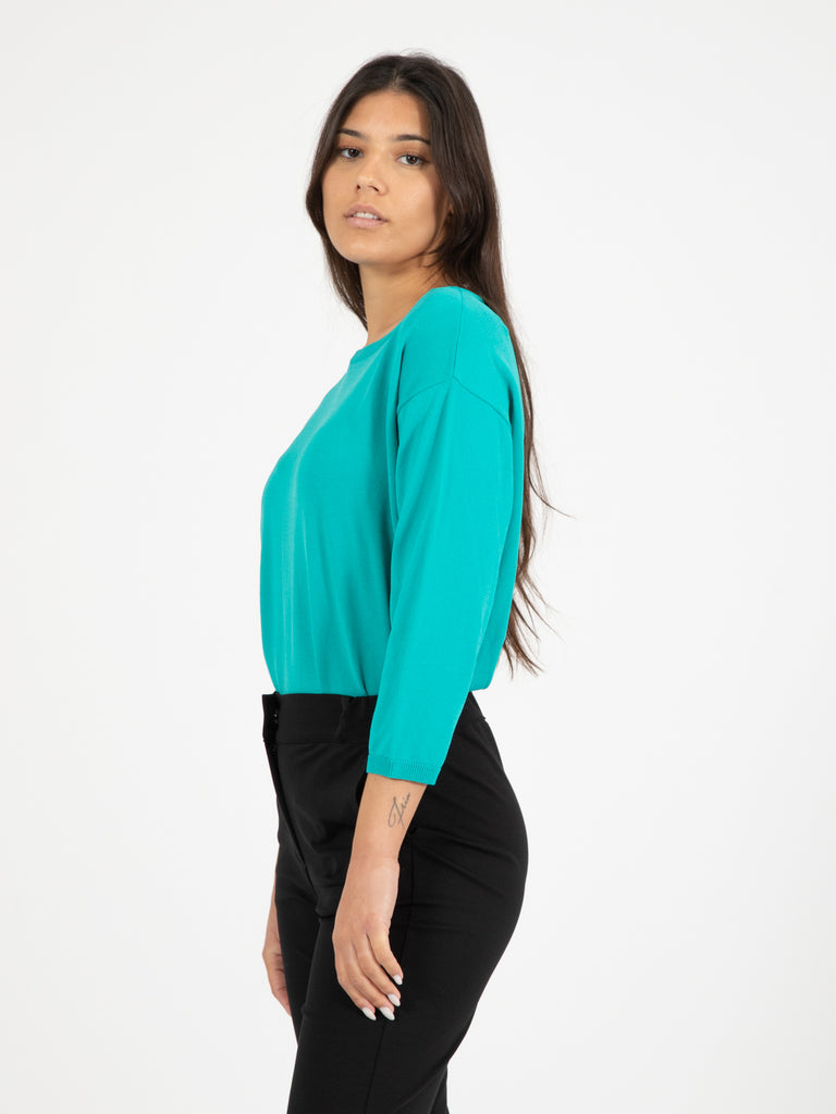MAIDA MILA - Maglia barca manica 3/4 maldive
