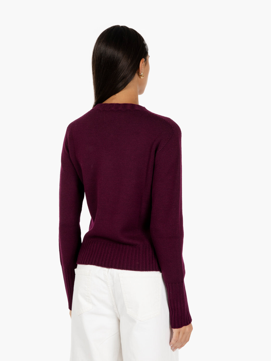 Sangria Crew Neck Box Sweater