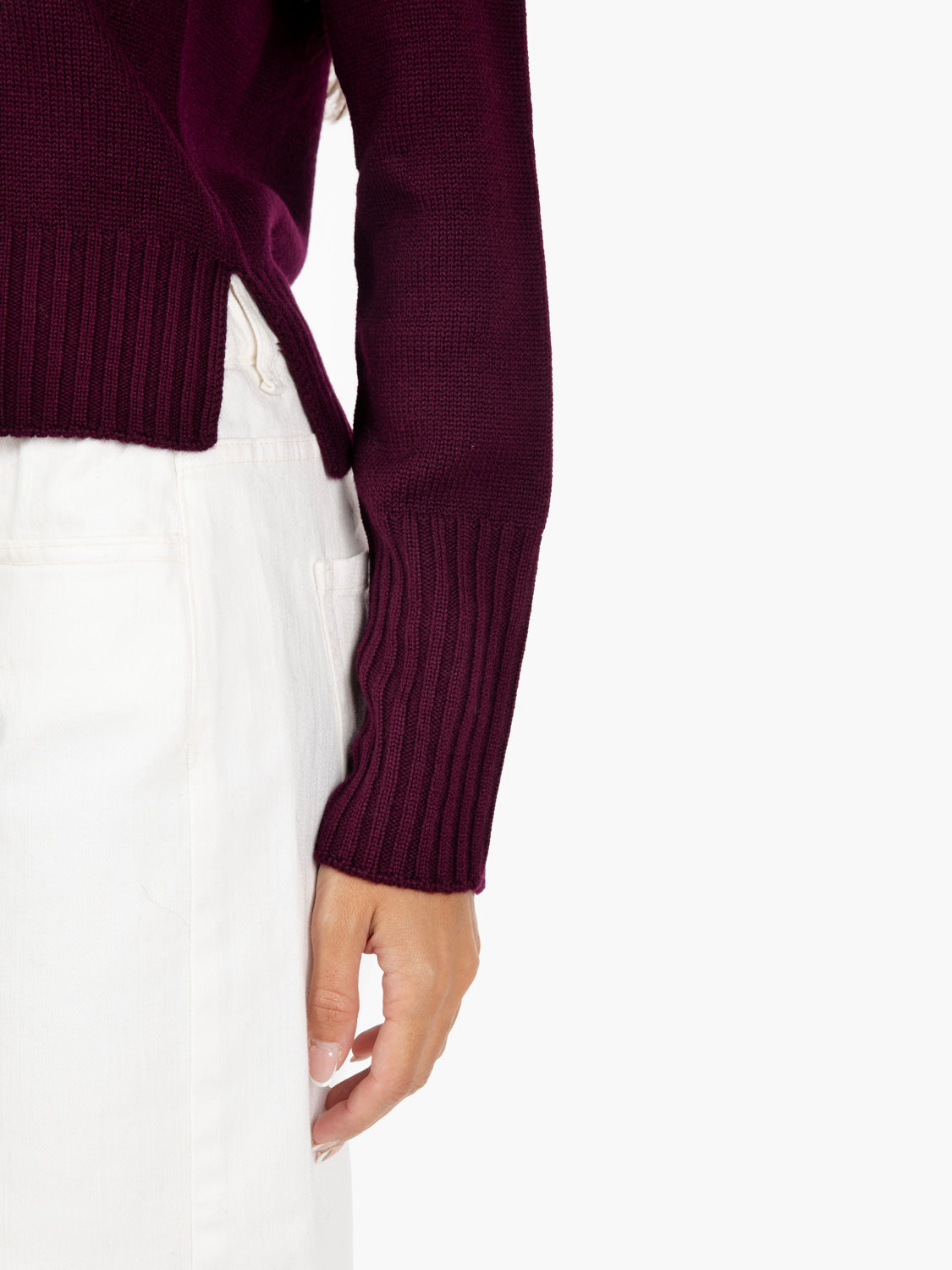 Sangria Crew Neck Box Sweater