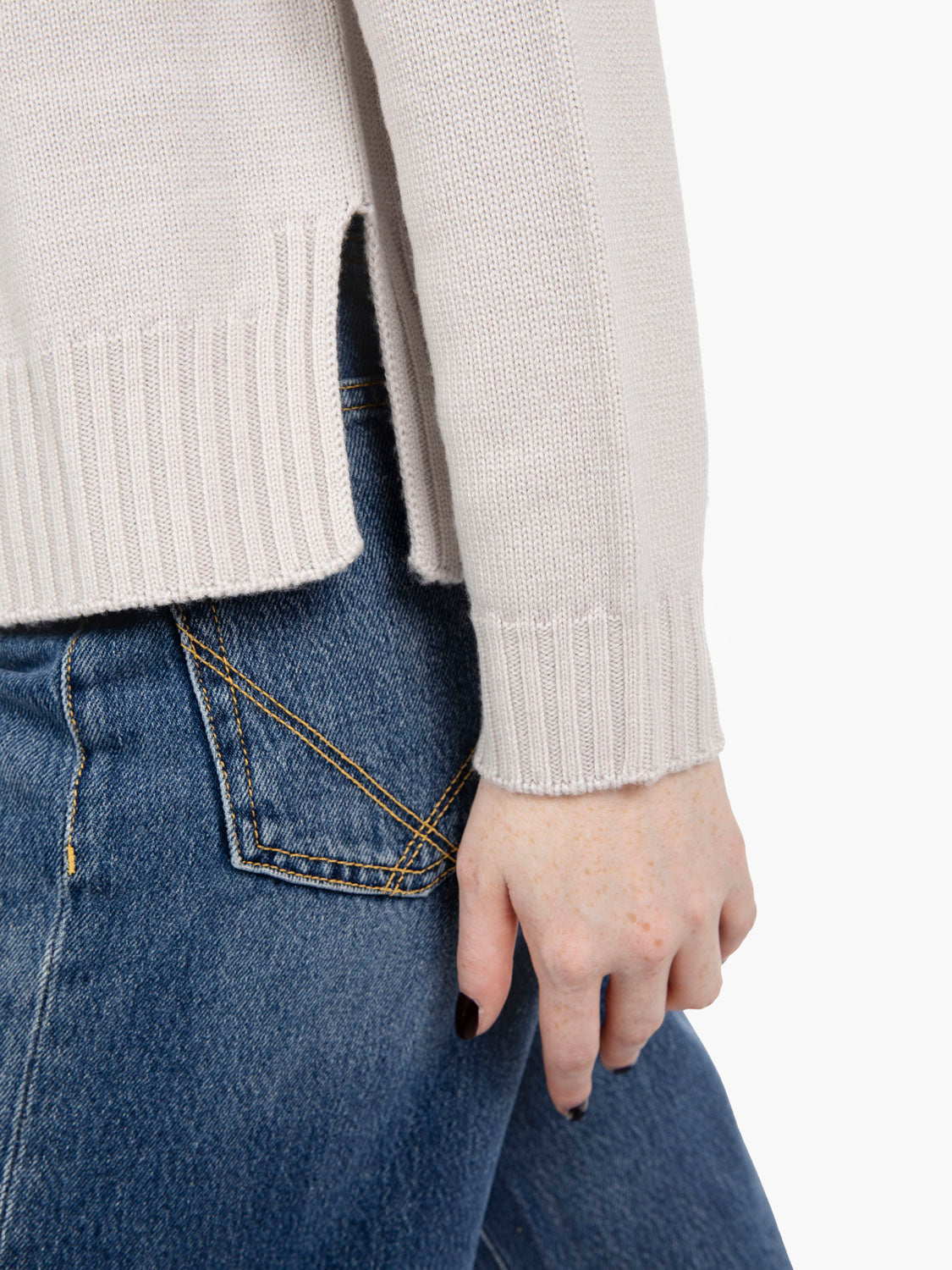 Boxy Ghost Wool Sweater