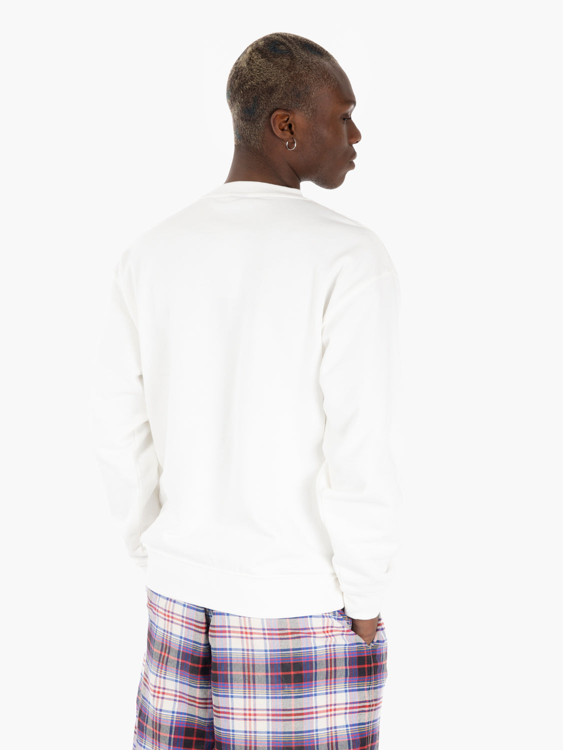 Felpa sweat sports white