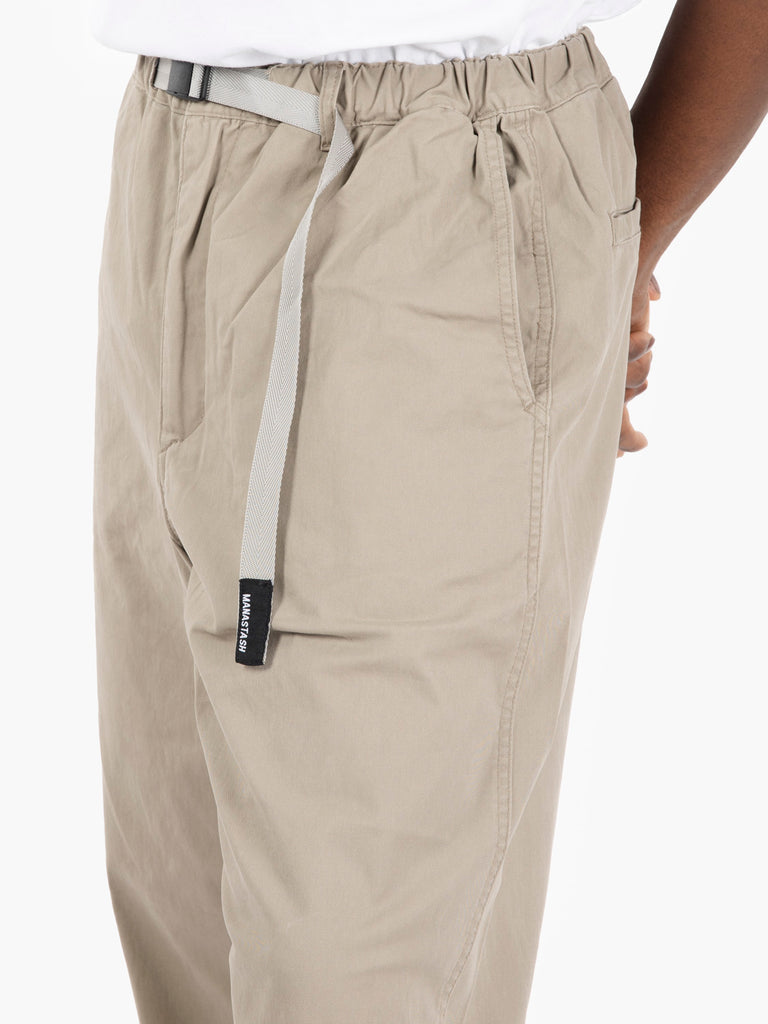 MANASTASH - Pantaloni Flex climber wide leg grey