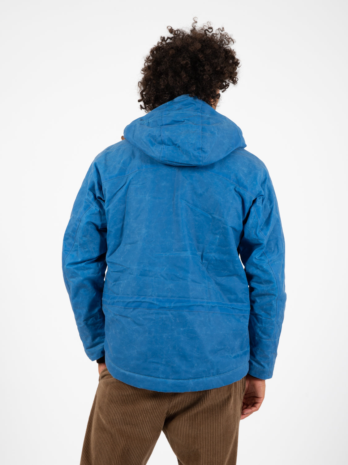 Mountain Jacket waxed mid blue