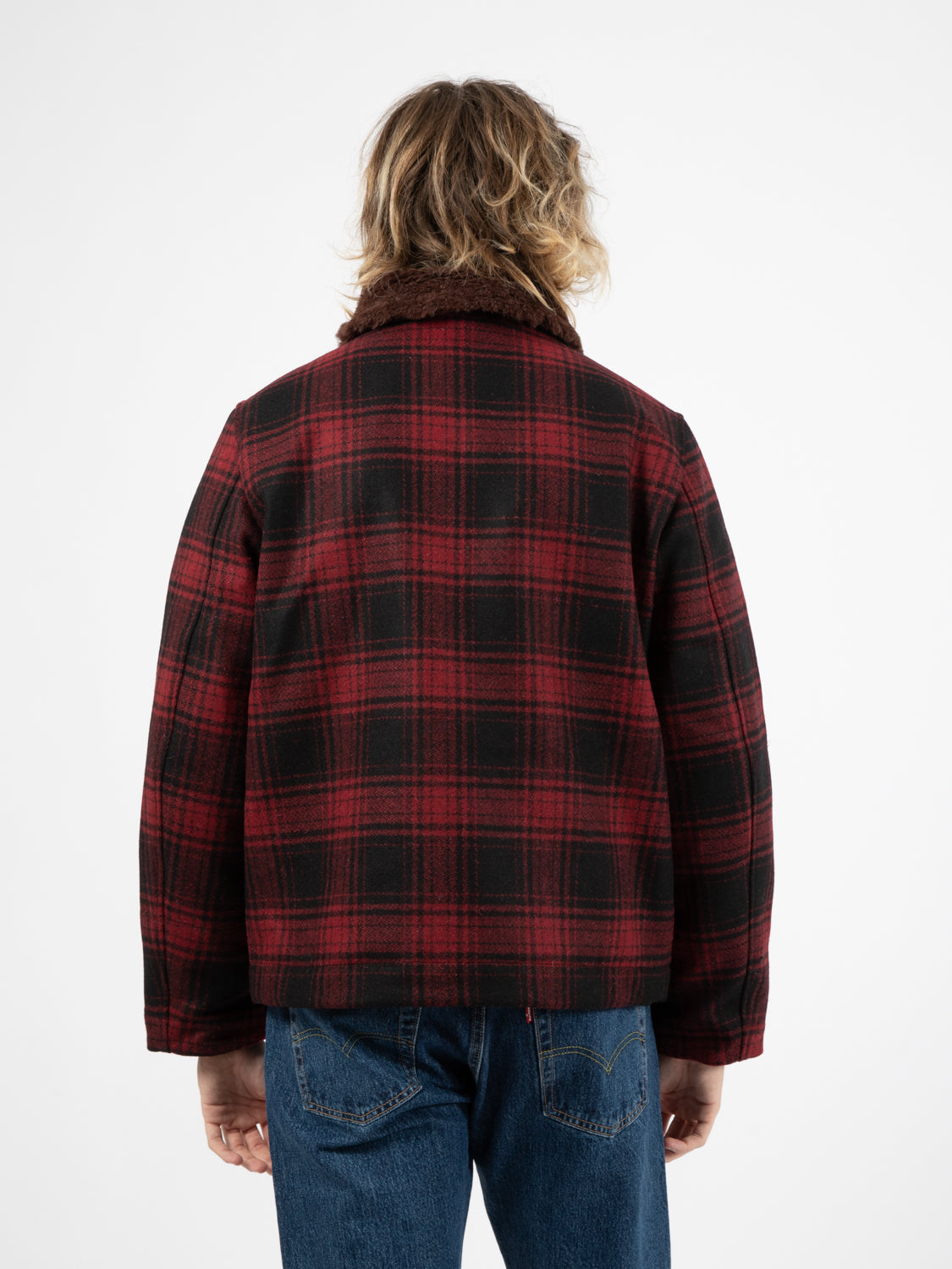 Deck Jacket red / black
