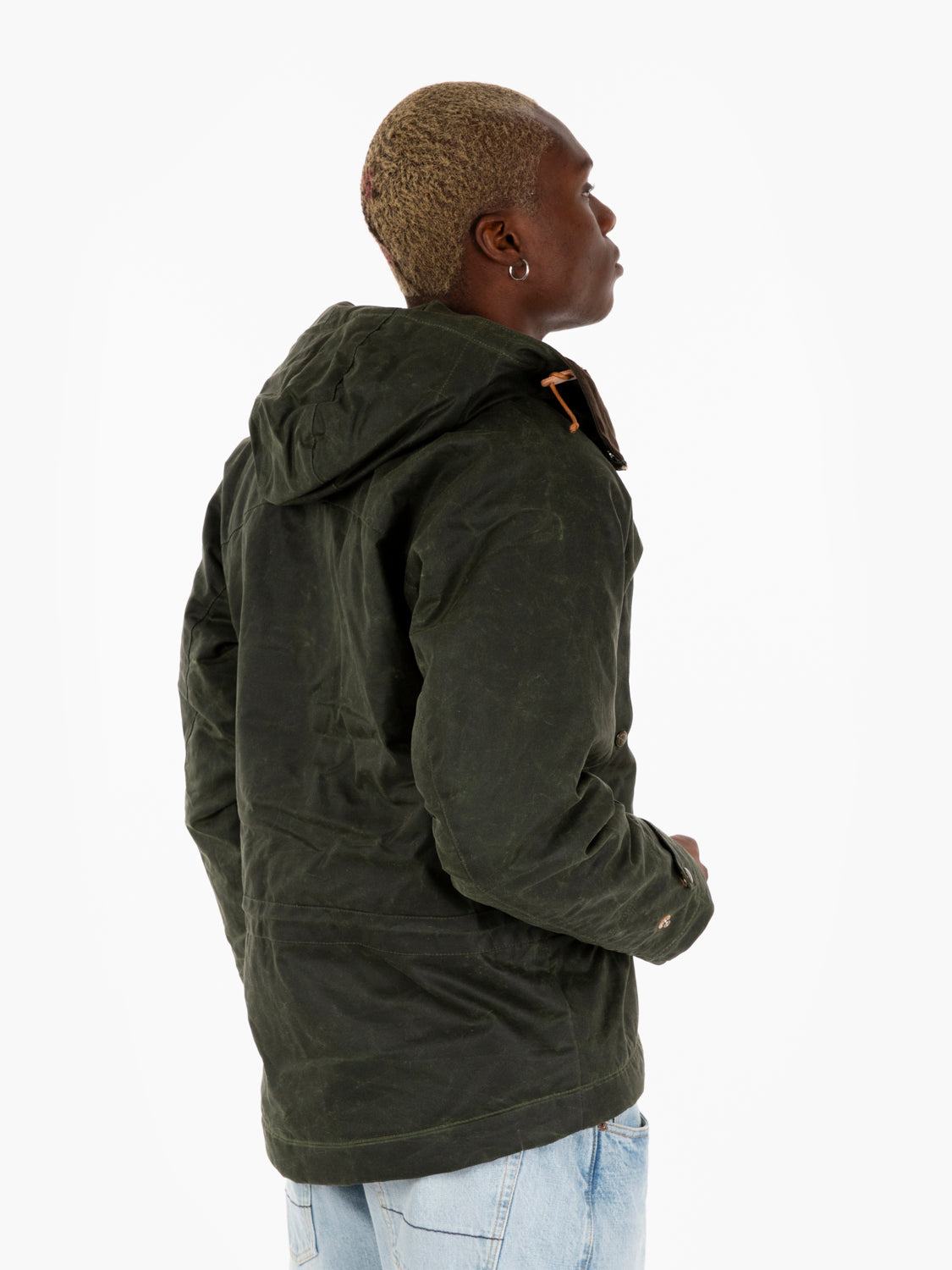 Mountain Jacket waxed dark green