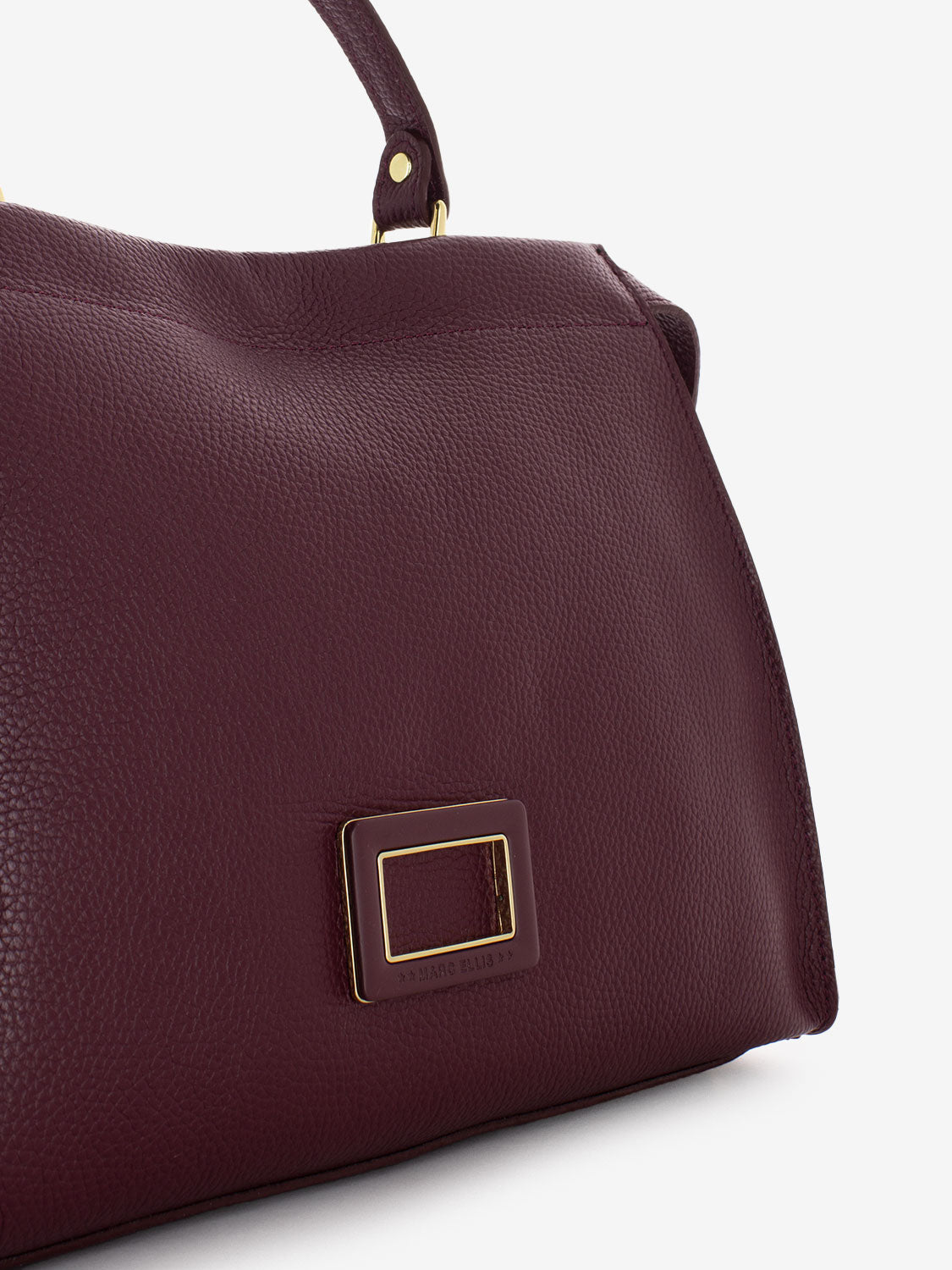 Borsa a mano medium Adele burgundy / gold