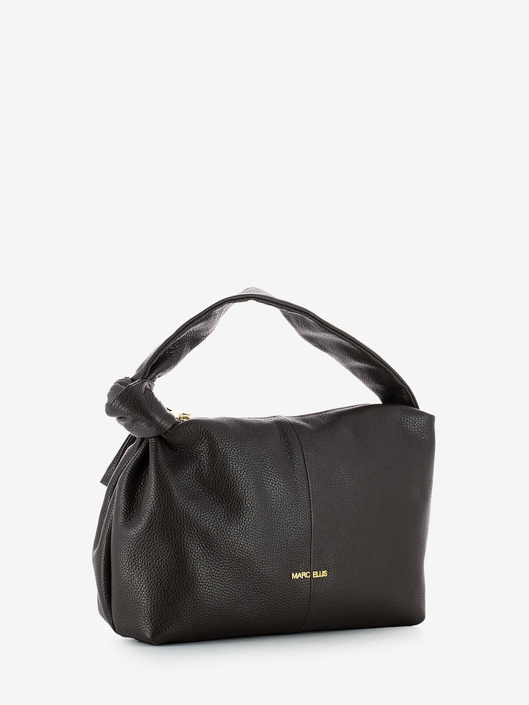 Borsa a spalla Angie cocoa/ gold