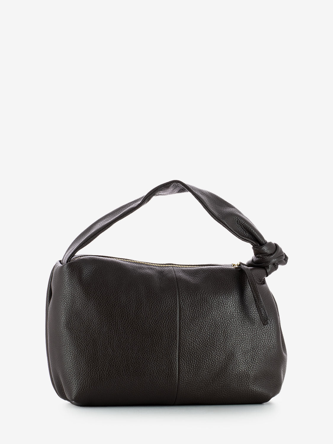 Borsa a spalla Angie cocoa/ gold