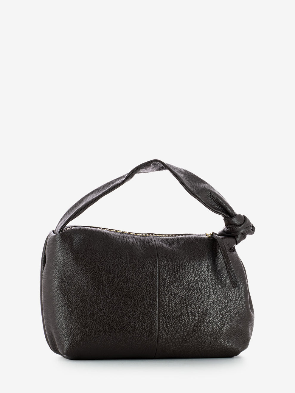 Borsa a spalla Angie cocoa/ gold