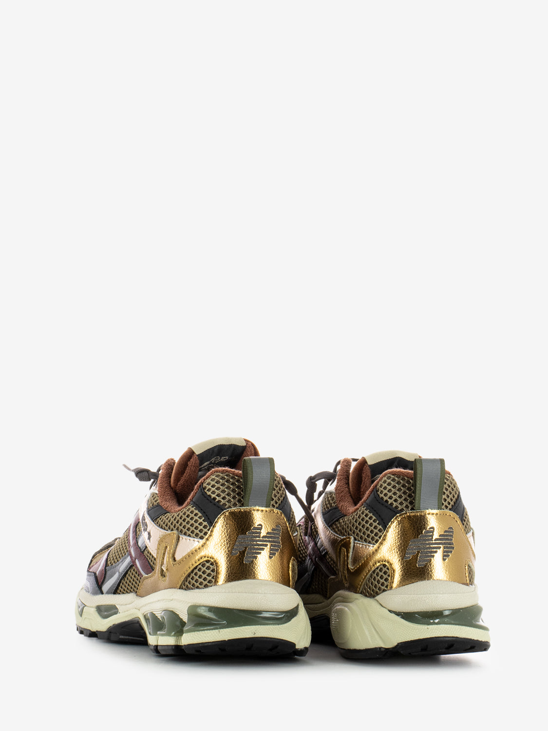 Combi leather and mesh autumn sneakers