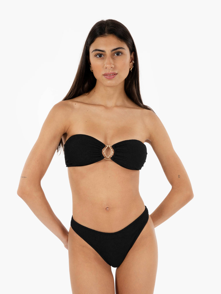 ME-FUI - Bikini a fascia nero