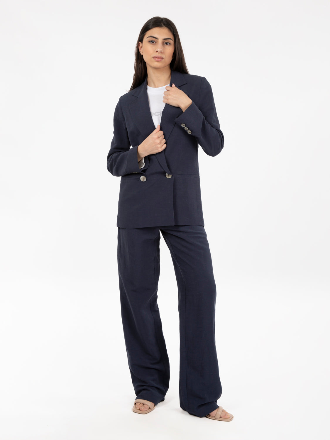 Merci Blazer doppiopetto blu STIMM