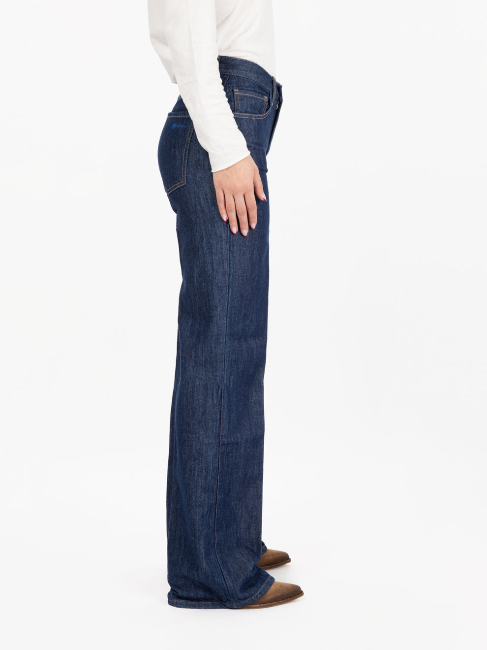 Jeans a palazzo Miranda denim blu