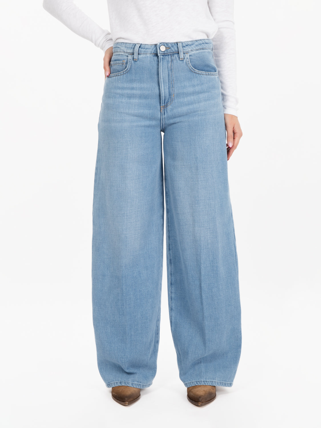 Jeans baggy Matilda denim medio