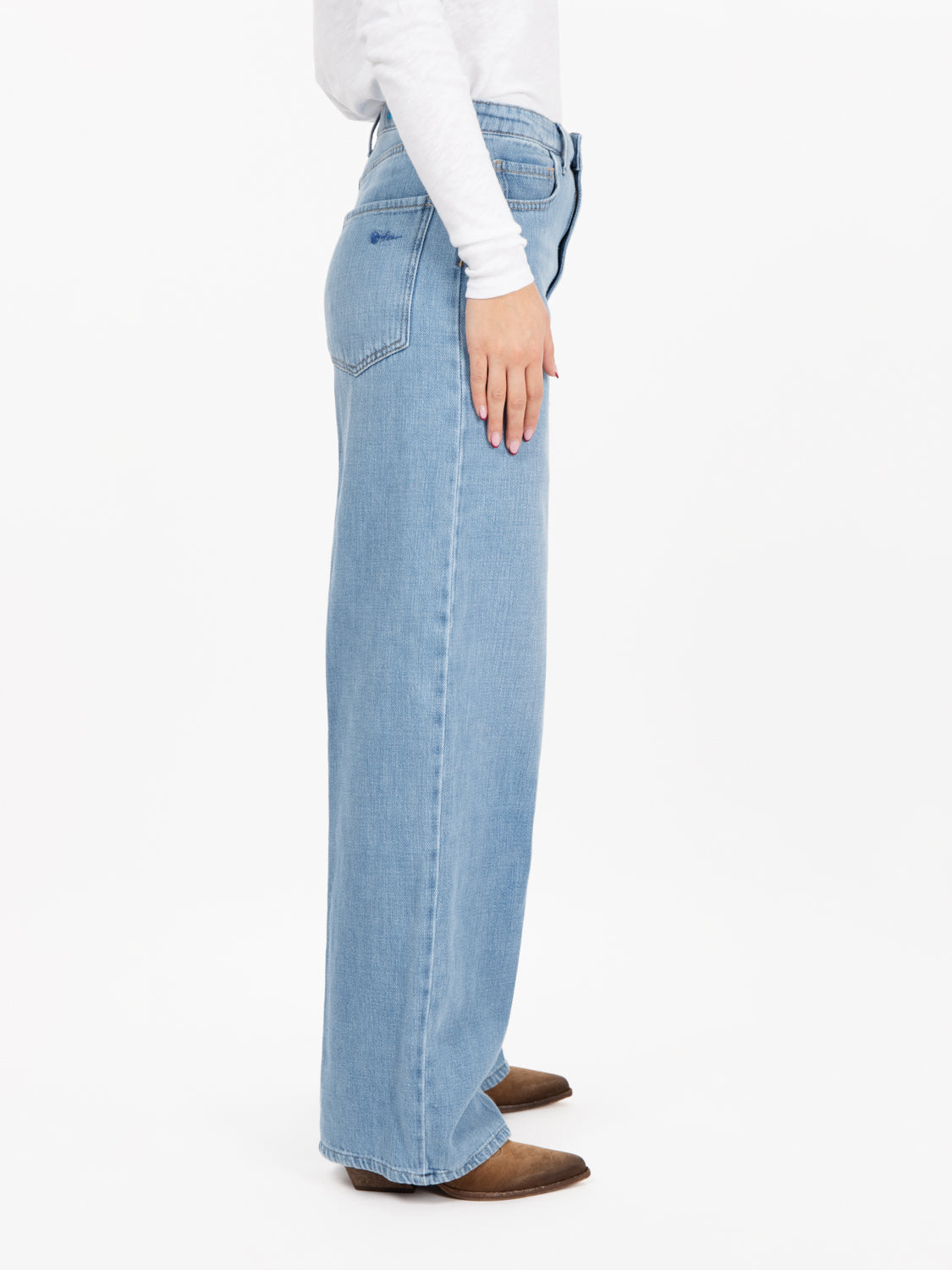Jeans baggy Matilda denim medio