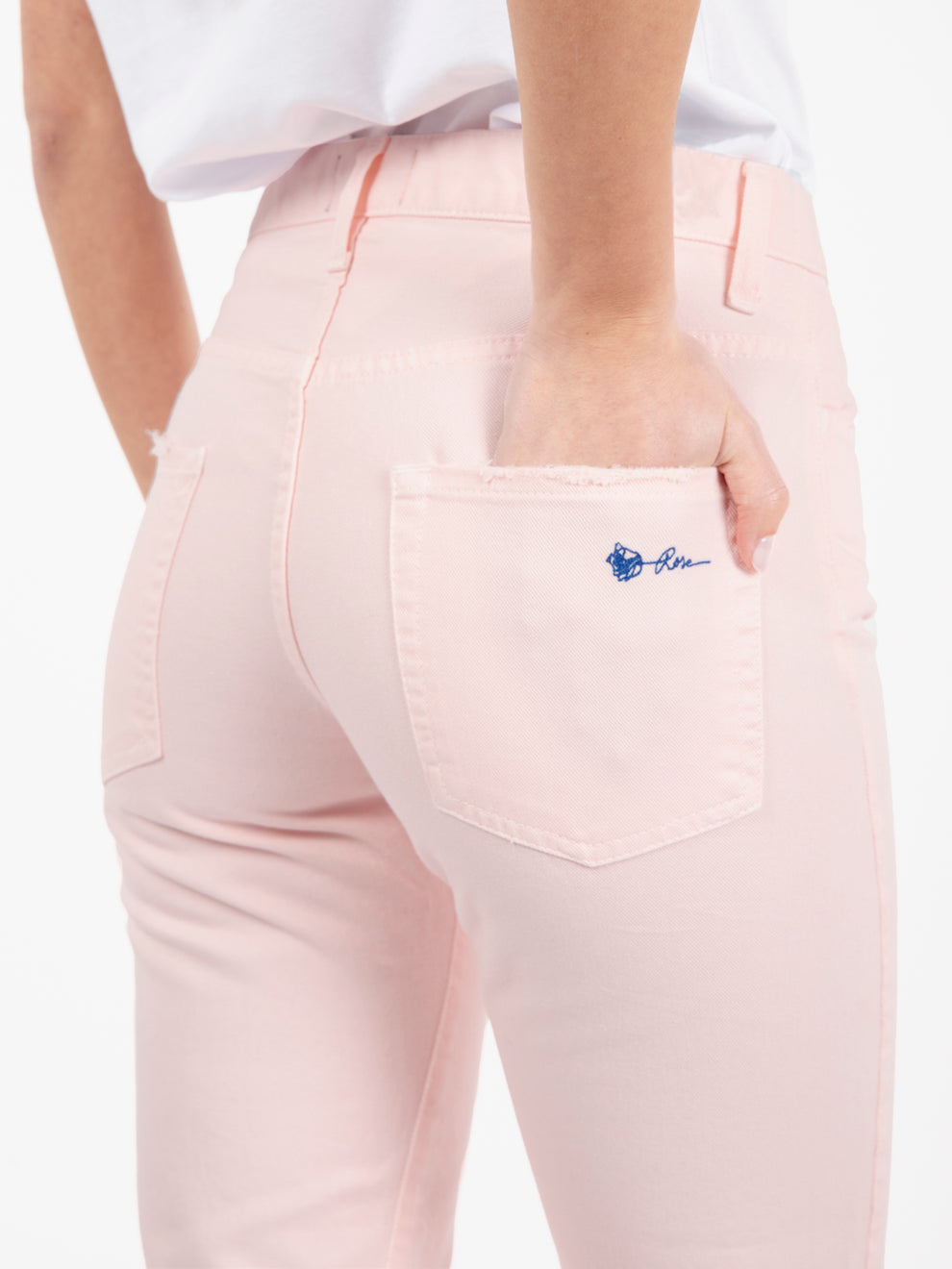 Jeans Mariet straight rosa