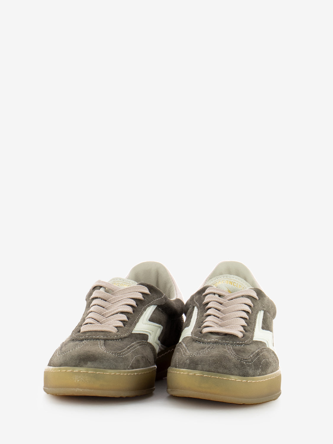 Club De Luxe dove gray / pink sneakers