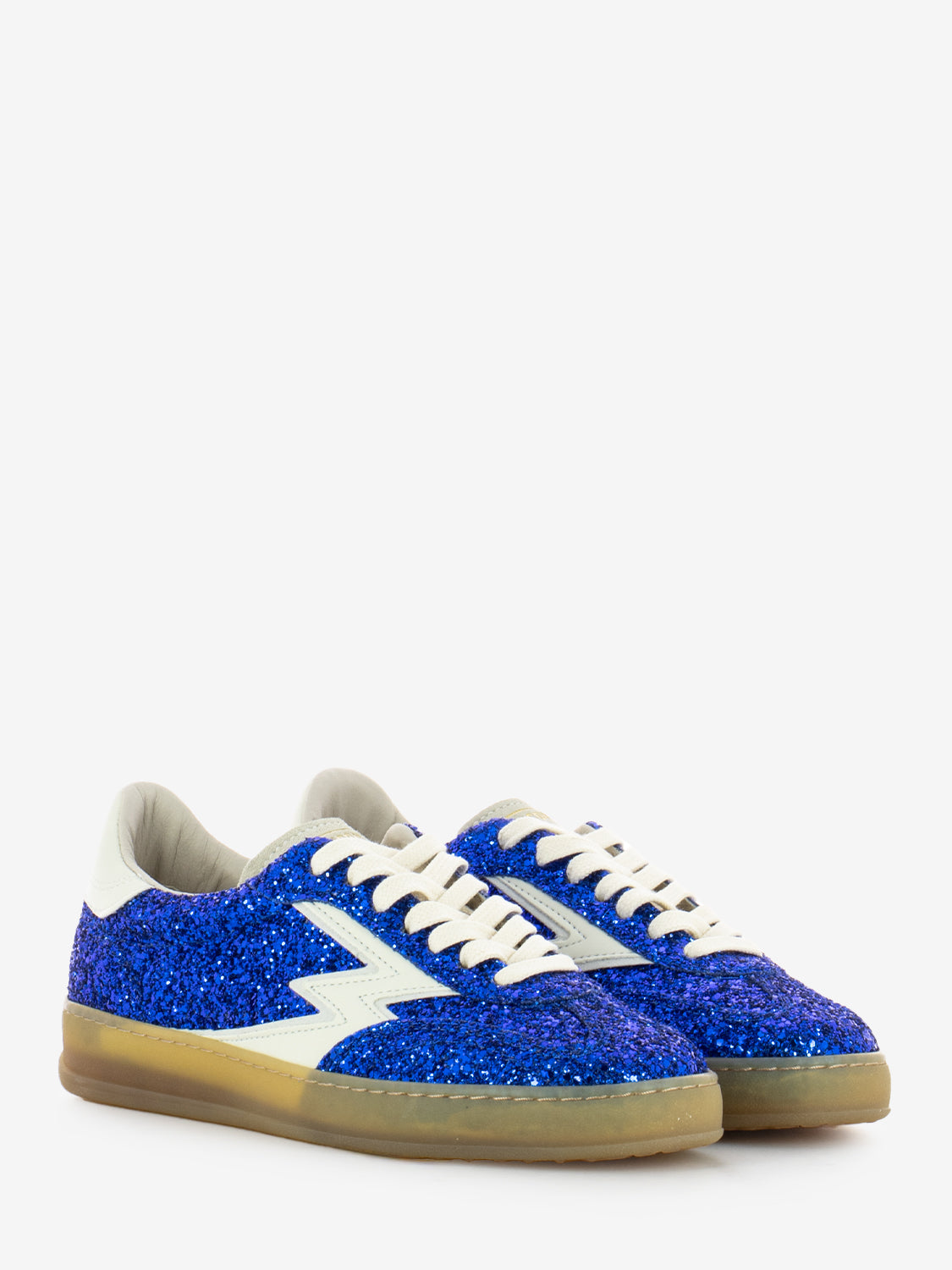 Deluxe club sneakers glitter / blue