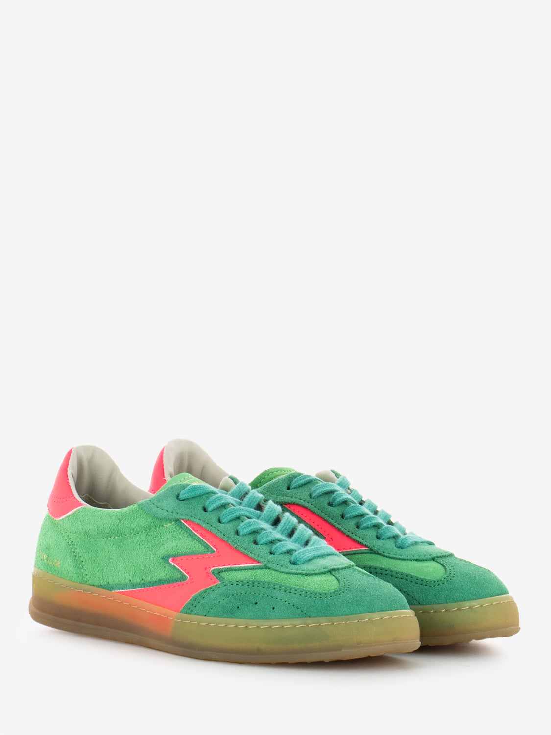 Master Club green / fluo fuchsia sneakers