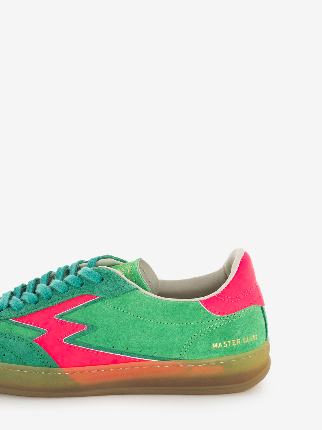 Master Club green / fluo fuchsia sneakers