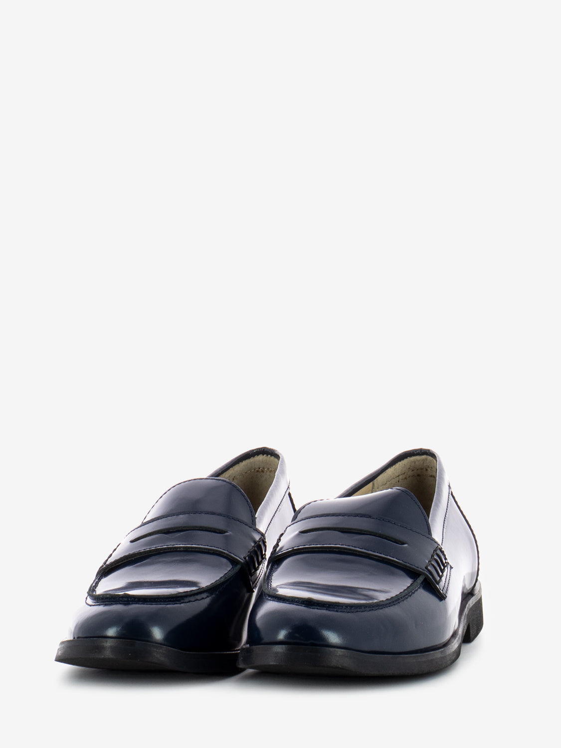 Mocassino spazzolato blu