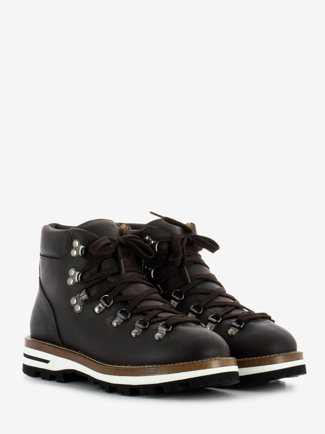 Cortina dark brown leather boot
