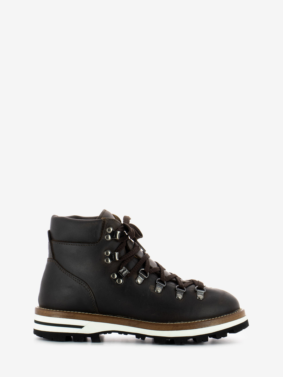 Cortina dark brown leather boot