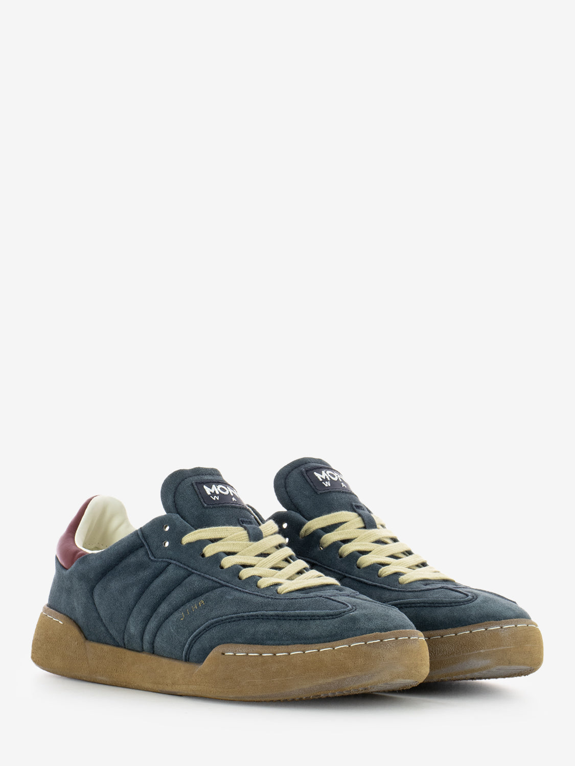 Sneakers in camoscio blu