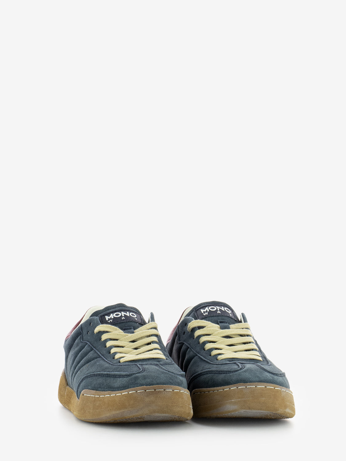 Sneakers in camoscio blu