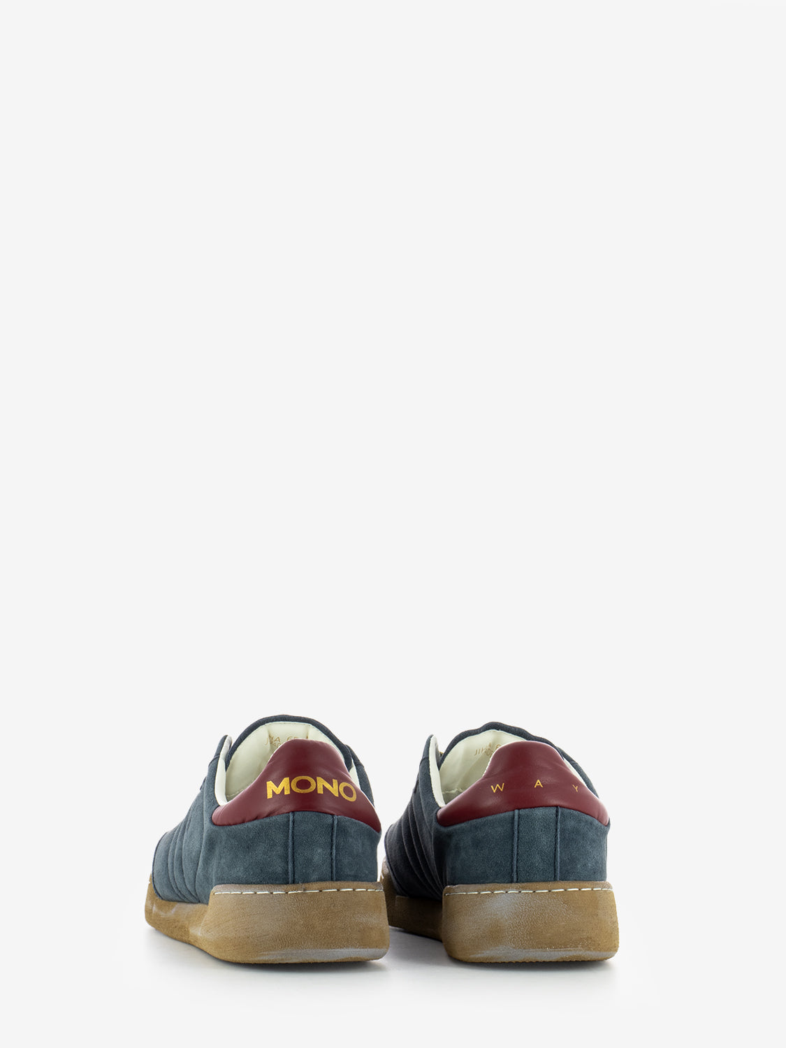 Sneakers in camoscio blu