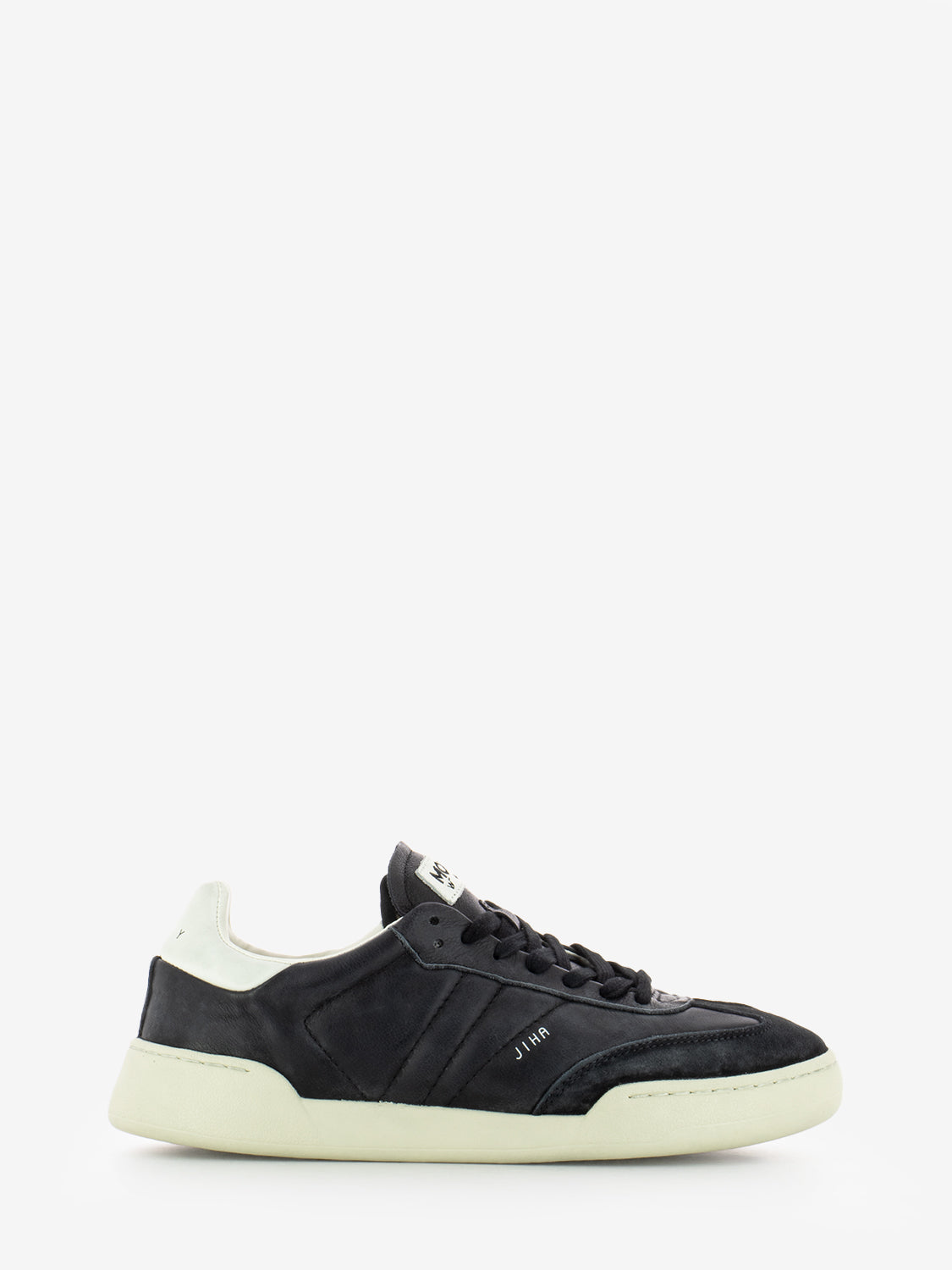 Sneakers in pelle nero