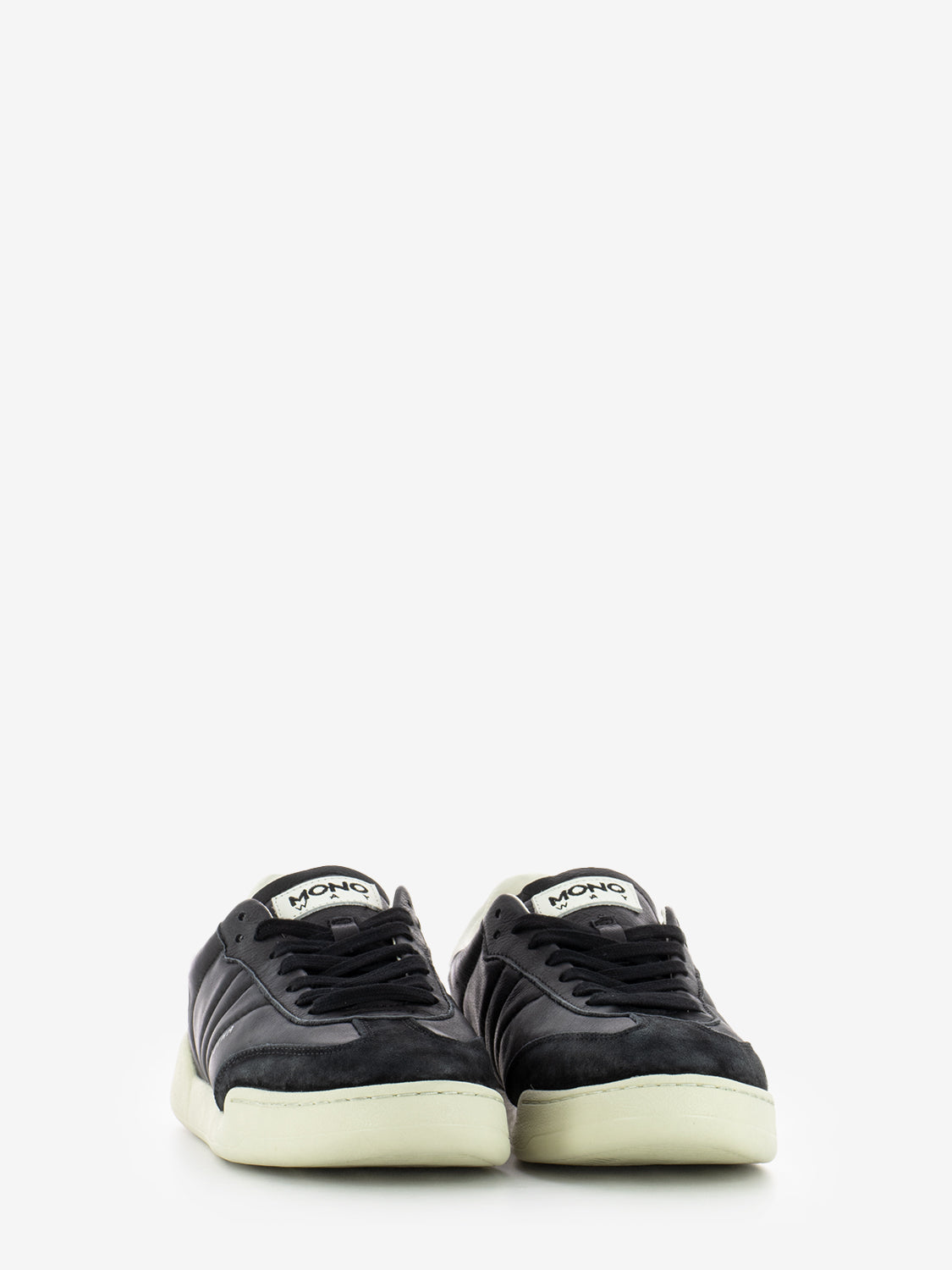 Sneakers in pelle nero