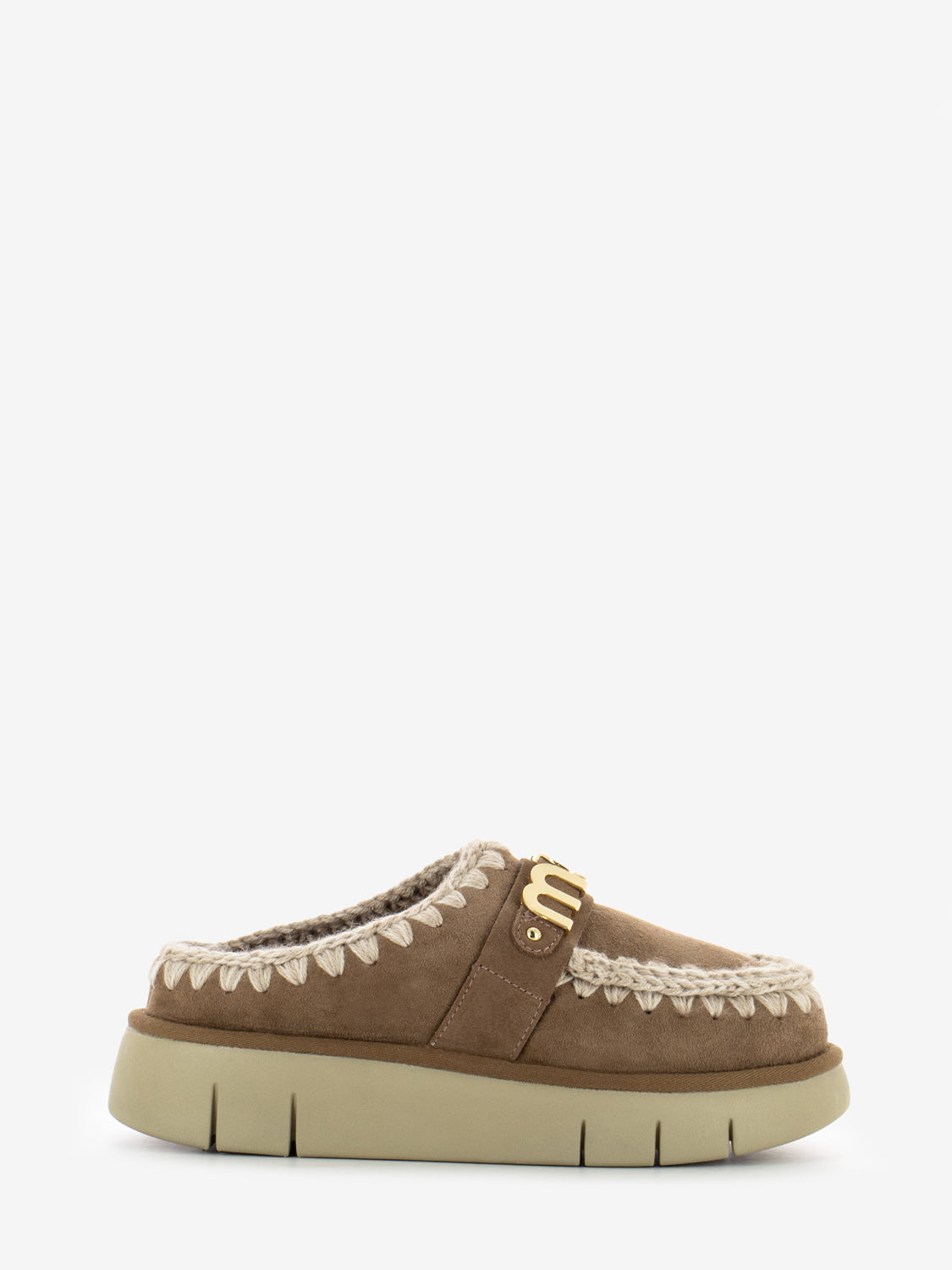 Bounce Clog Metal Logo Brown