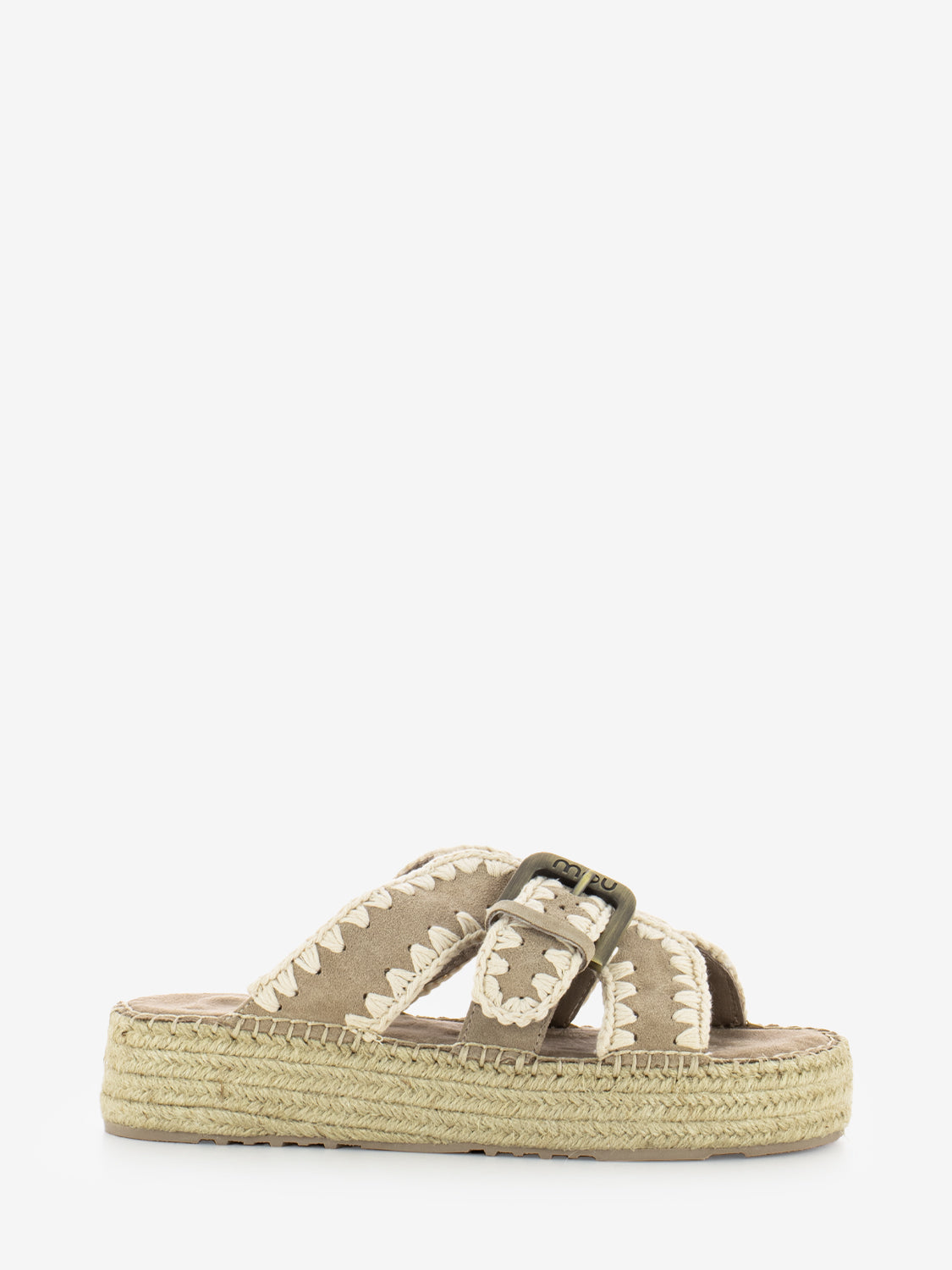 Sandali in juta beige