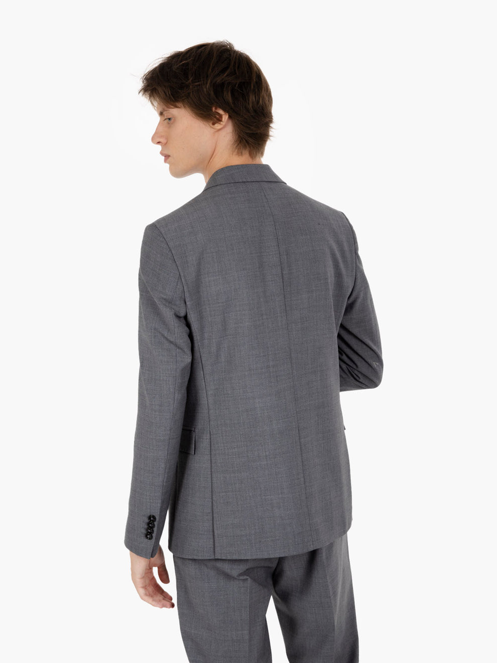 Detroit Wool Blend Suit in Grey